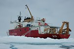  The US Coast Guard Icebreaker HEALY. 