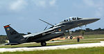 Strike Eagles roar above the Pacific