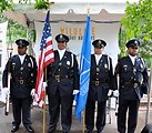 US Postal Honor Guard Cyndi Perry