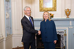 Secretary Clinton Meets With Secretary Bryson
