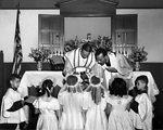 First Communion at Catholic church Oak Ridge