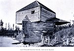  An 'Old English Block House, San Juan Island'. In:  'Puget Sound and Western Washington  Cities-Towns Scenery', by Robert A. Reid, Robert A. Reid Publisher, Seattle, 1912.  P. 15. 