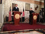 Secretary Kerry Delivers Remarks With Afghan President Karzai