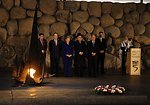 Secretary Clinton Lays a Wreath in the Hall of Remembrance