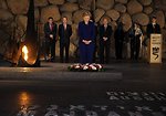 Secretary Clinton Lays a Wreath in the Hall of Remembrance