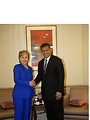 Secretary Clinton and ASEAN Secretary General Pitsuwan