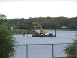 2009, Watching the sheet pile work from the New Bedford shoreline