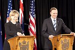 Secretary Clinton Holds a Joint Press Availability With New Zealand Prime Minister Key