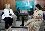 Secretary Clinton Meets With India's Opposition Leader Swaraj