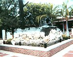  The 'Wrecker Memorial' at Key West.  Wreckers flocked to the scene of shipwrecks  hoping to salvage the cargoes for their own enrichment.  However, their first legal priority was to save lives. 