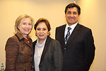 Secretary Clinton Meets With Mexican Foreign Secretary Espinosa and Mexican Permanent Representative Camacho