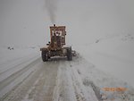Snow removal work on the Gardez Khost road
