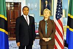 Secretary Clinton Meets With Tanzanian President