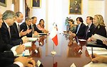 Secretary Clinton Meets With Maltese Officials