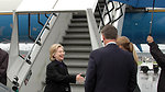 Secretary Clinton Arrives in Zurich