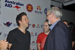 U.S. Ambassador David Shear meets Simple Plan at the MTV EXIT concert in Hanoi