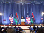 Secretary Clinton Holds a Town Hall at Tripoli University