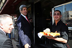 Secretary Kerry Visits a Shawarma Shop in Ramallah