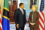 Secretary Clinton Meets With Tanzanian President