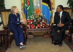 Secretary Clinton Meets With Tanzanian President Kikwete