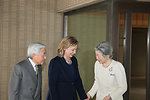 Secretary Clinton Visits Emperor Akihito and Empress Michiko