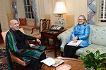 Secretary Clinton Meets With President Karzai