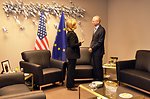 Secretary Clinton Meets With European Council President Herman Van Rompuy