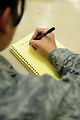 Deployed Airmen support local school pen-pal program