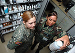 Army clinic's lone Airman manages pharmacy