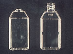 The 25 sq. cm. Falcon� Flask on the left had its