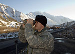 Weather technician trains observers at Afghan outpost