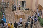 Airmen donate clothes to Malians