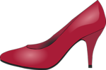 red shoe