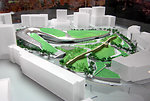 1/500 scale model of Dongdaemun Design Plaza & Park