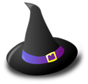 Black witch hat