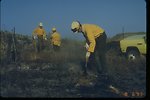 BLM crew supresses fire in Lincoln County, Washington.