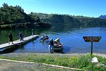 The dock and boats at Log Gulch