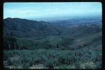 Hulls Gulch with Boise in background  Boise Foothills  Boise Front  Four Rivers Field Office  LSRD  Lower Snake River District