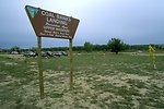 Coal Banks Landing sign near Upper Missouri River