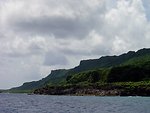  A series of wave-cut terraces in the coral rock of the Guam coastline. 