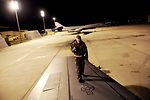 Inspection of a B-1B Lancer