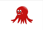 little red octopus