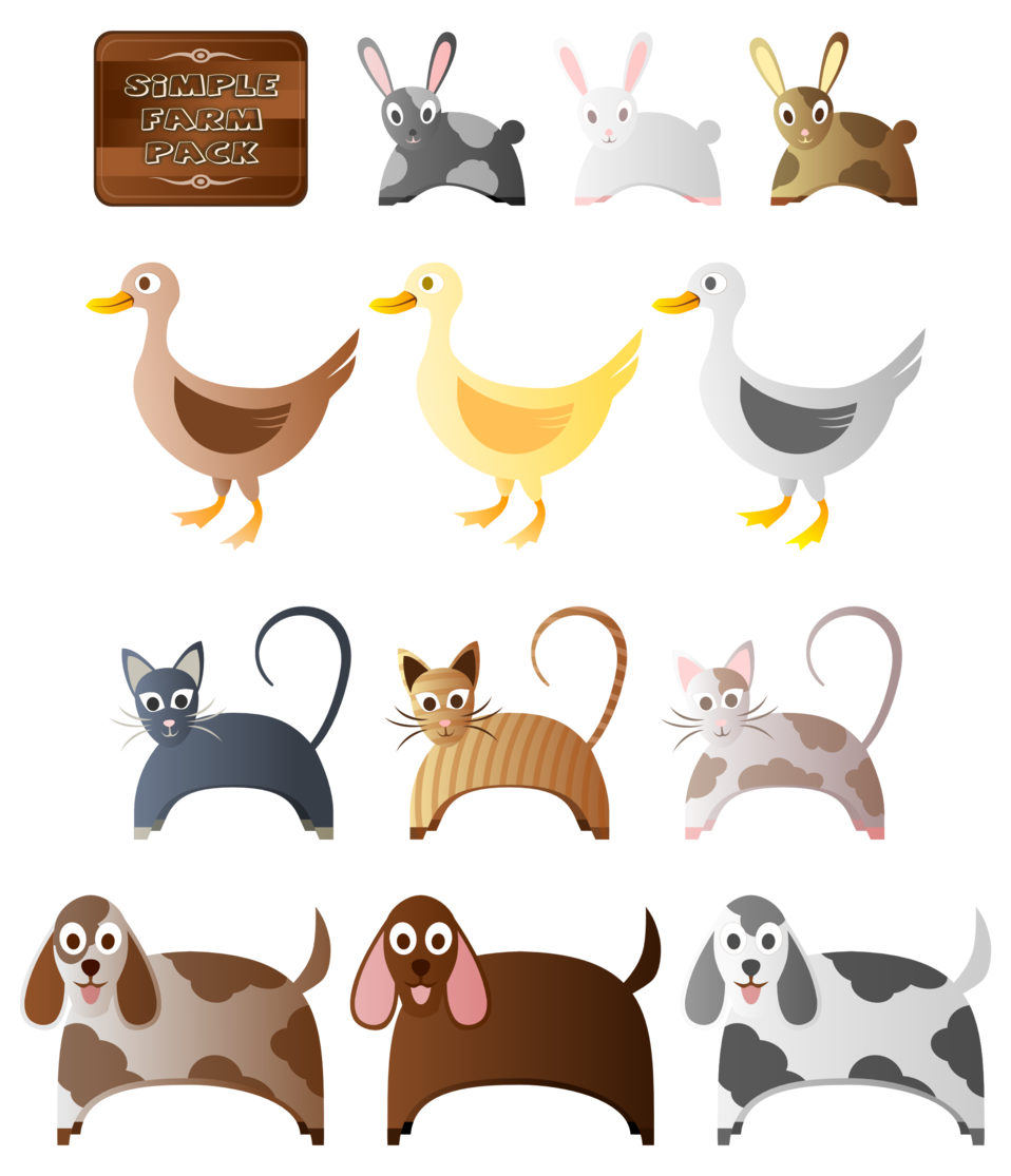 Public Domain Clip Art Image | Illustration of pets | ID