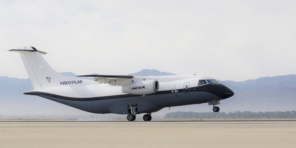 Advanced composite cargo aircraft makes first flight