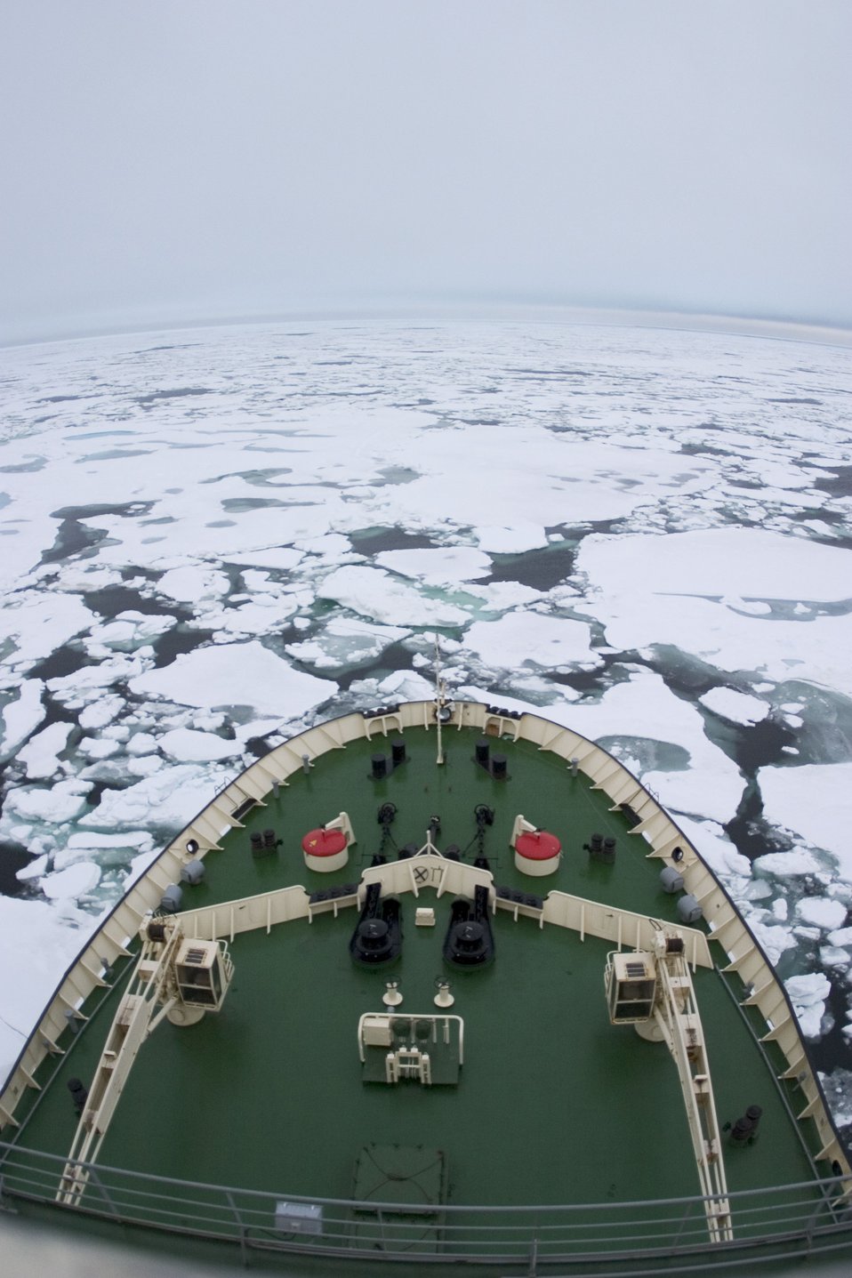  The KAPITAN DRANITSYN encounters its first sea ice during NABOS 2006. See: http://www.naturalsciences.org/education/arctic/ 