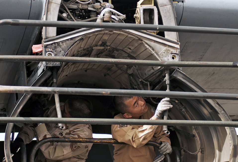 Coalition maintainers keep C-130 in the fight