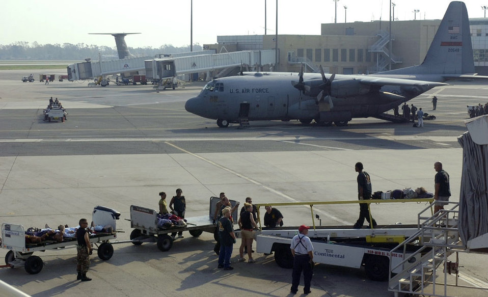 Air Force MASF is last stop for some hurricane victims in New Orleans