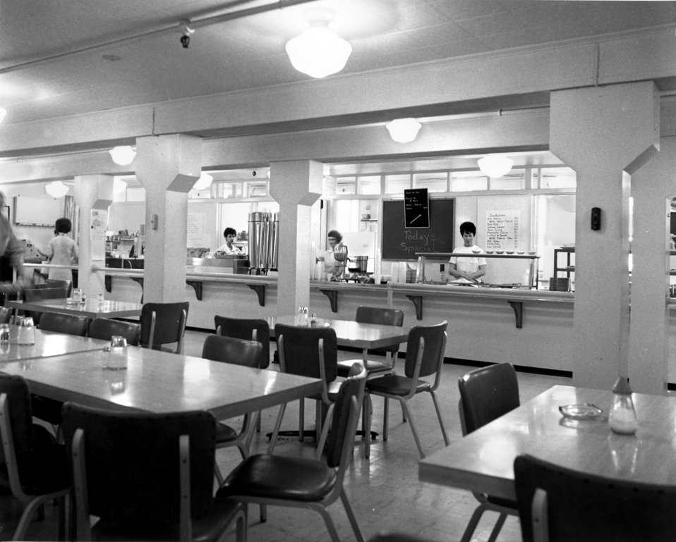 Cafeteria in Old AEC Adm. Bldg. Oak Ridge