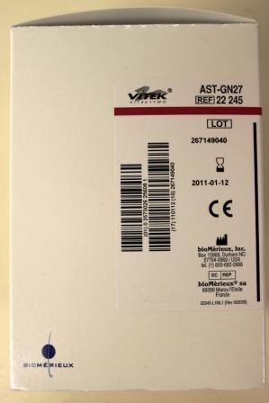 RECALLED - 2 Gram Negative Susceptibility Cards containing the antibiotic Piperacillin/Tazobactam