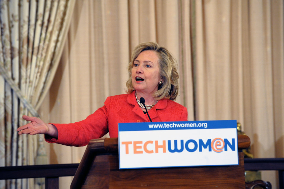 Secretary Clinton Delivers Remarks for the TechWomen Initiative